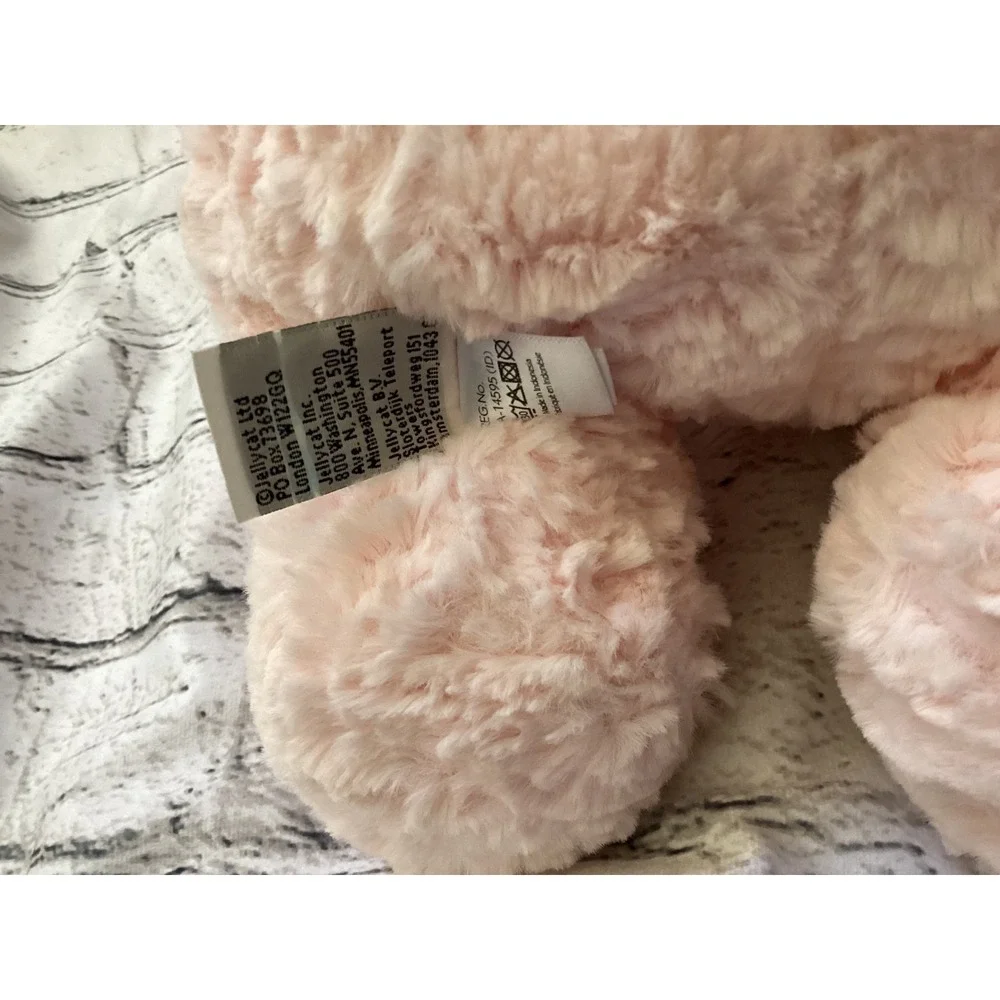 Jellycat Bartholomew Bear Large Blush Pink Plush Stuffed Animal Toy 14 inch